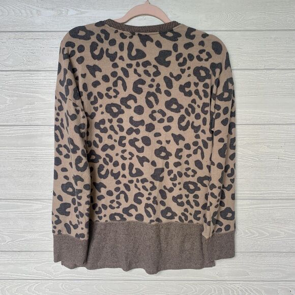Hem & Thread Soft Animal Print Tunic Top M - Picture 3 of 3